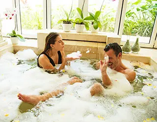 Floral Bath Spa Wellness Honeymoon Mauritius - Heritage Resorts