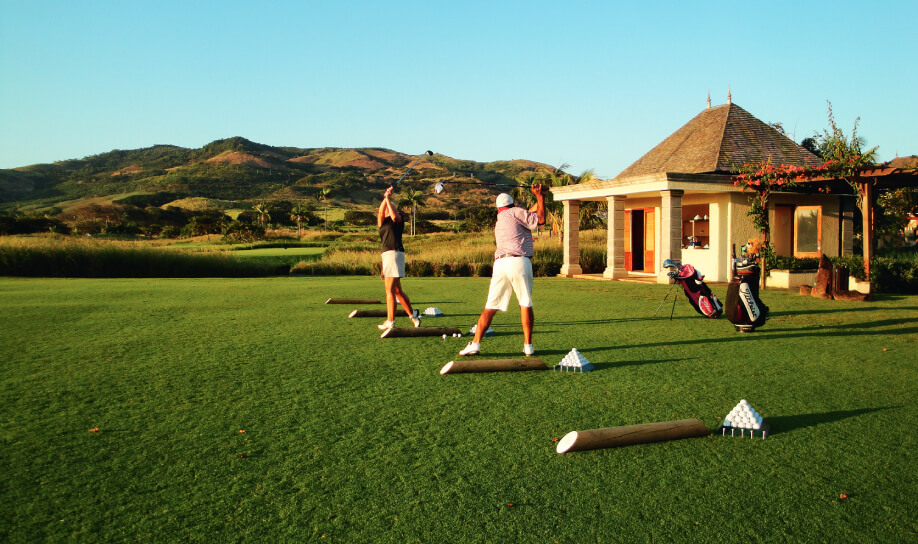 Practising your golf swing