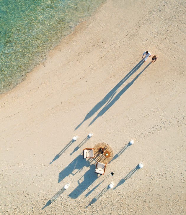 A mauritian on the beach