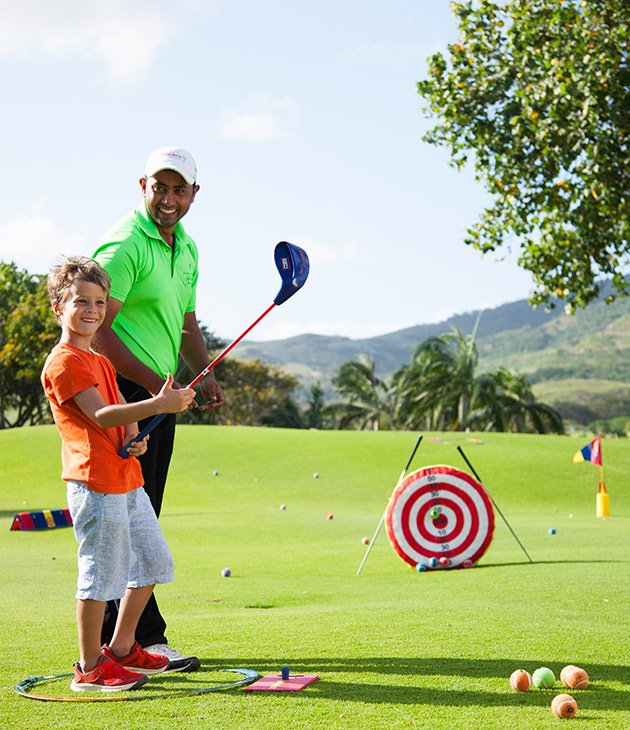 Family Golf moment heritage golf club mauritius
