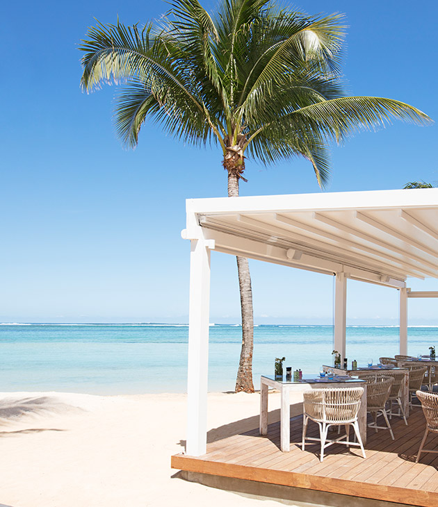 Le Palmier Beach Restaurant Heritage Le Telfair