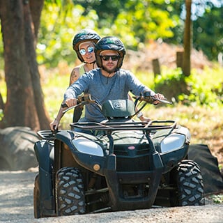 Forfait de photos souvenirs : Quad ou Buggy Sunset Safari Tour - bel ombre nature reserve - heritage resorts - ile maurice