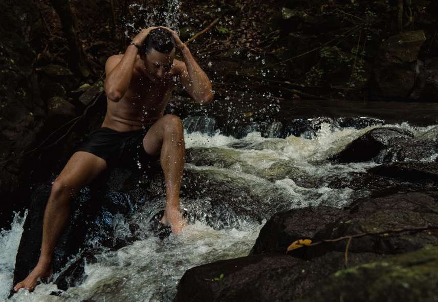 waterfall bel ombre nature reserve - heritage resorts - mauritius island