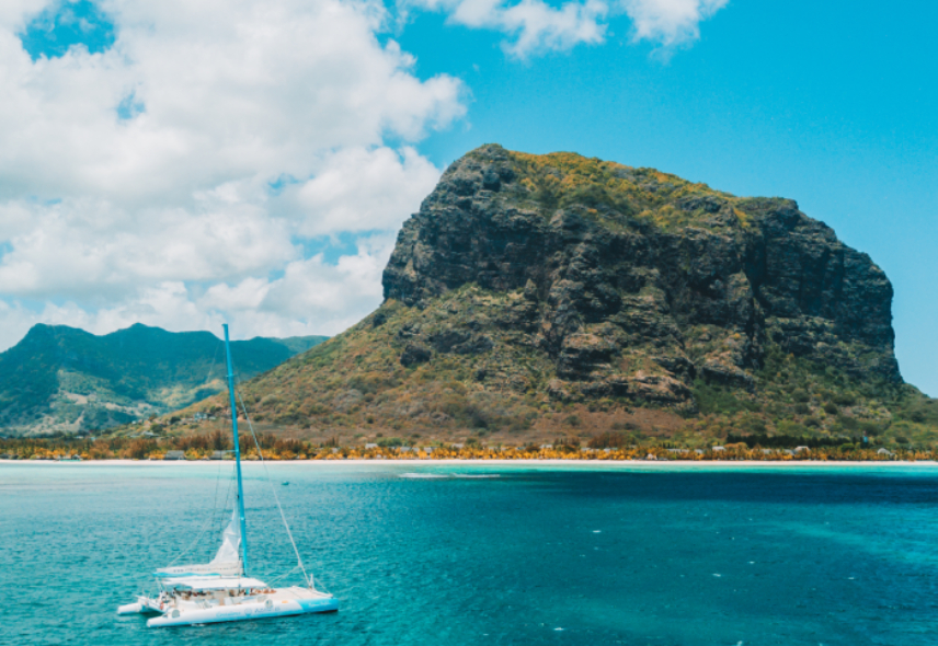 West coast catamaran cruise in Mauritius