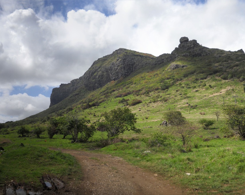 a stunning view that highlights the magnificent scale and beauty of a mountain like the Corps de Garde