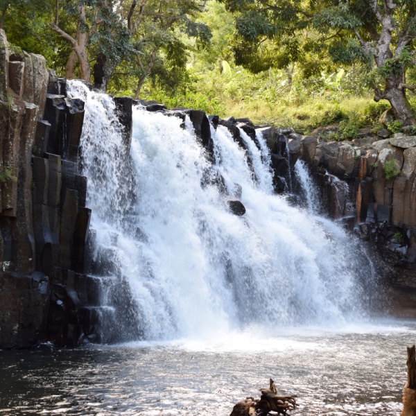 The stunning Rochester Waterfall, a highlight of Mauritius's natural landscape