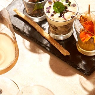 Auswahl an Gourmet-Canapés