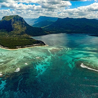 Underwater Waterfall Mauritius