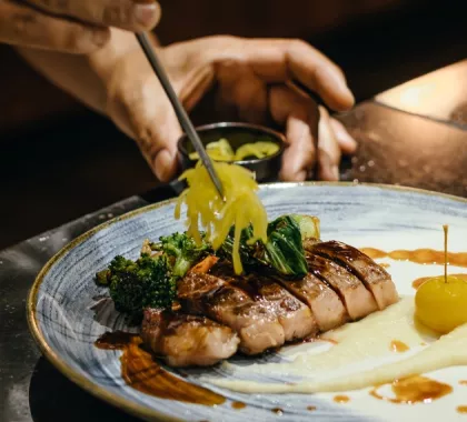 Gastronomic excellence at Heritage Resort, featuring fine dining and exquisite culinary experiences