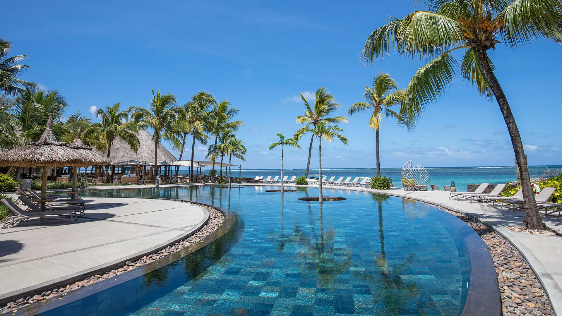 Piscine à Heritage Awali - Forfait Hotels Ile Maurice