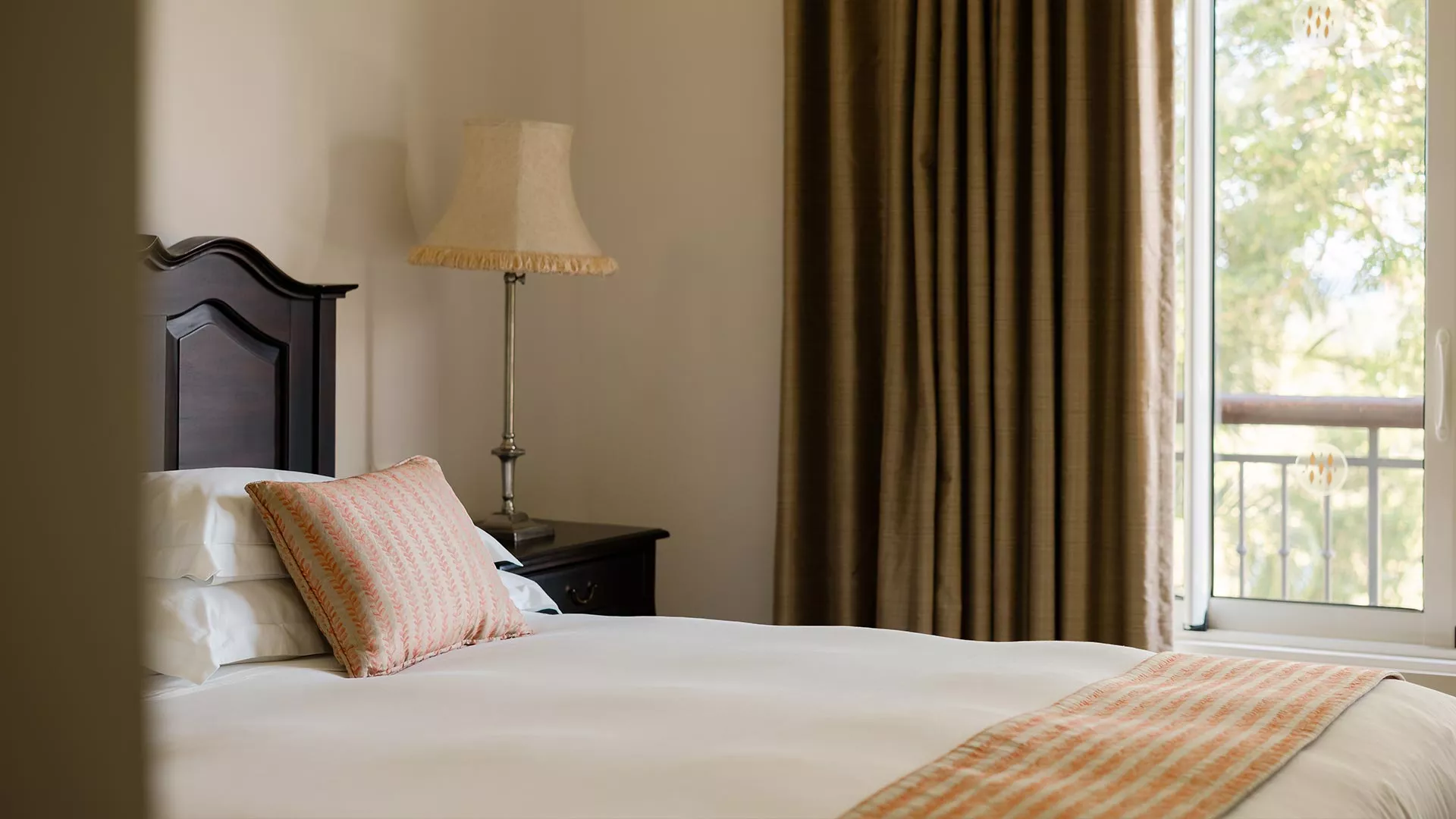 Bedroom interior of a 3-bedroom villa with private pool and ocean view at Heritage The Villas, Mauritius