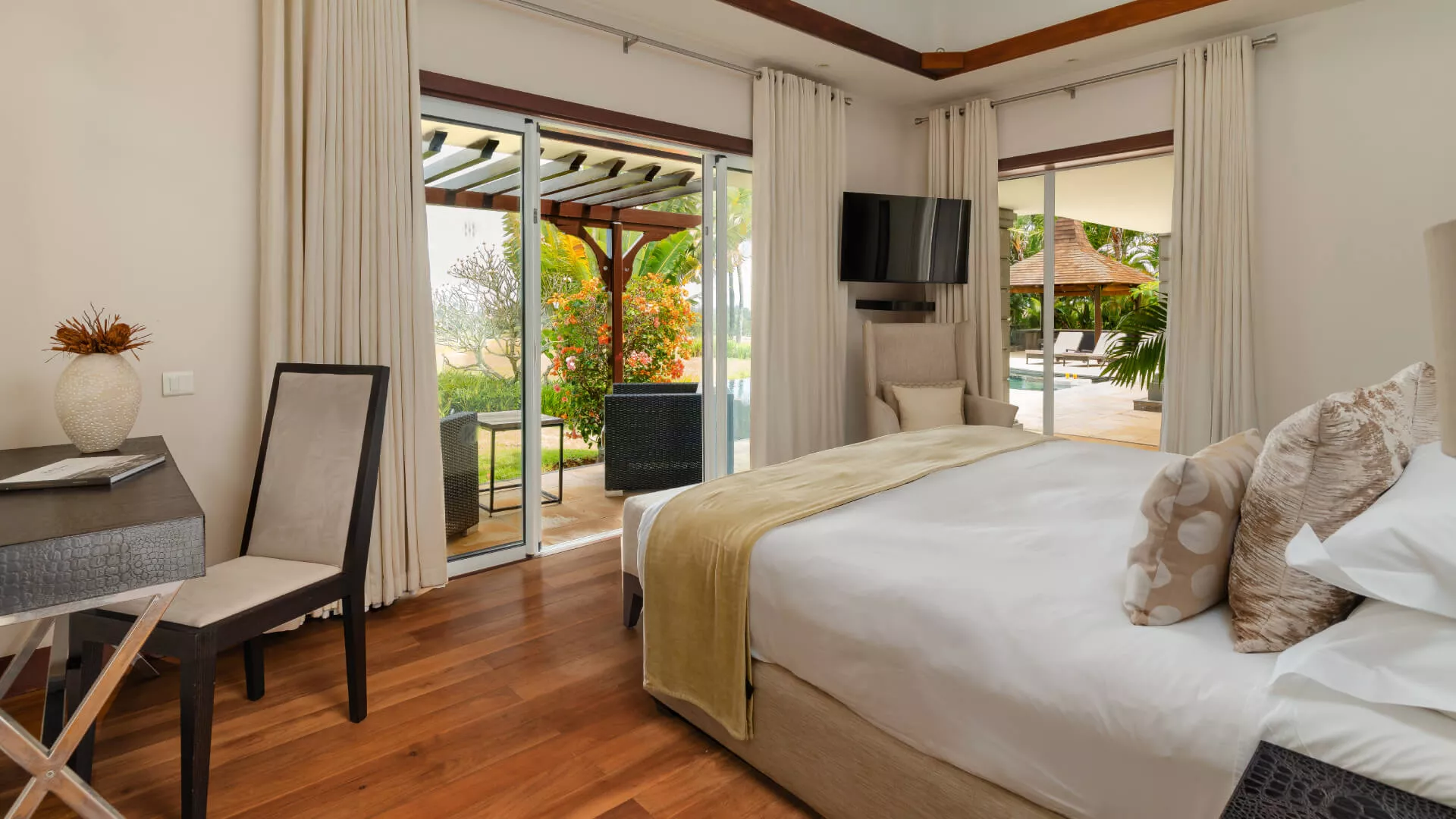 Cozy ground floor bedroom in a luxury 4-bedroom villa