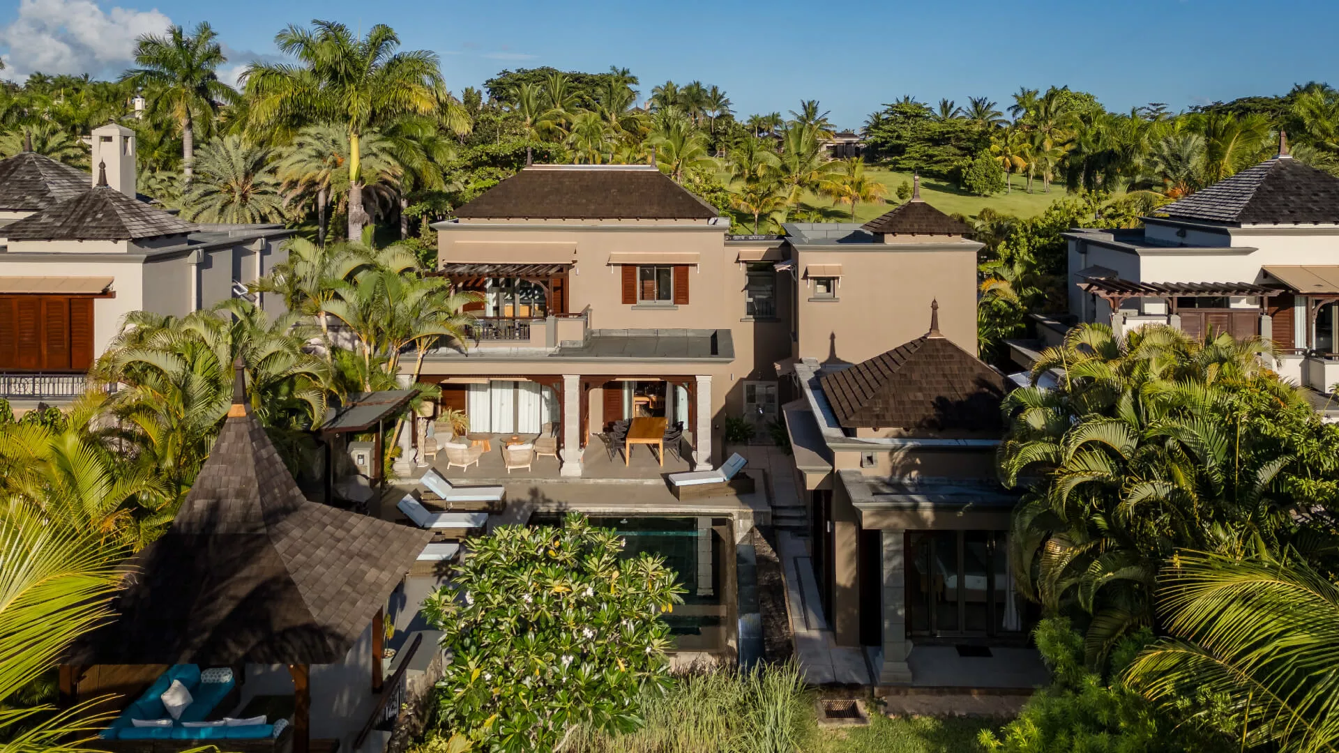 villa allamanda 3 bedroom villa with poolview aerial view