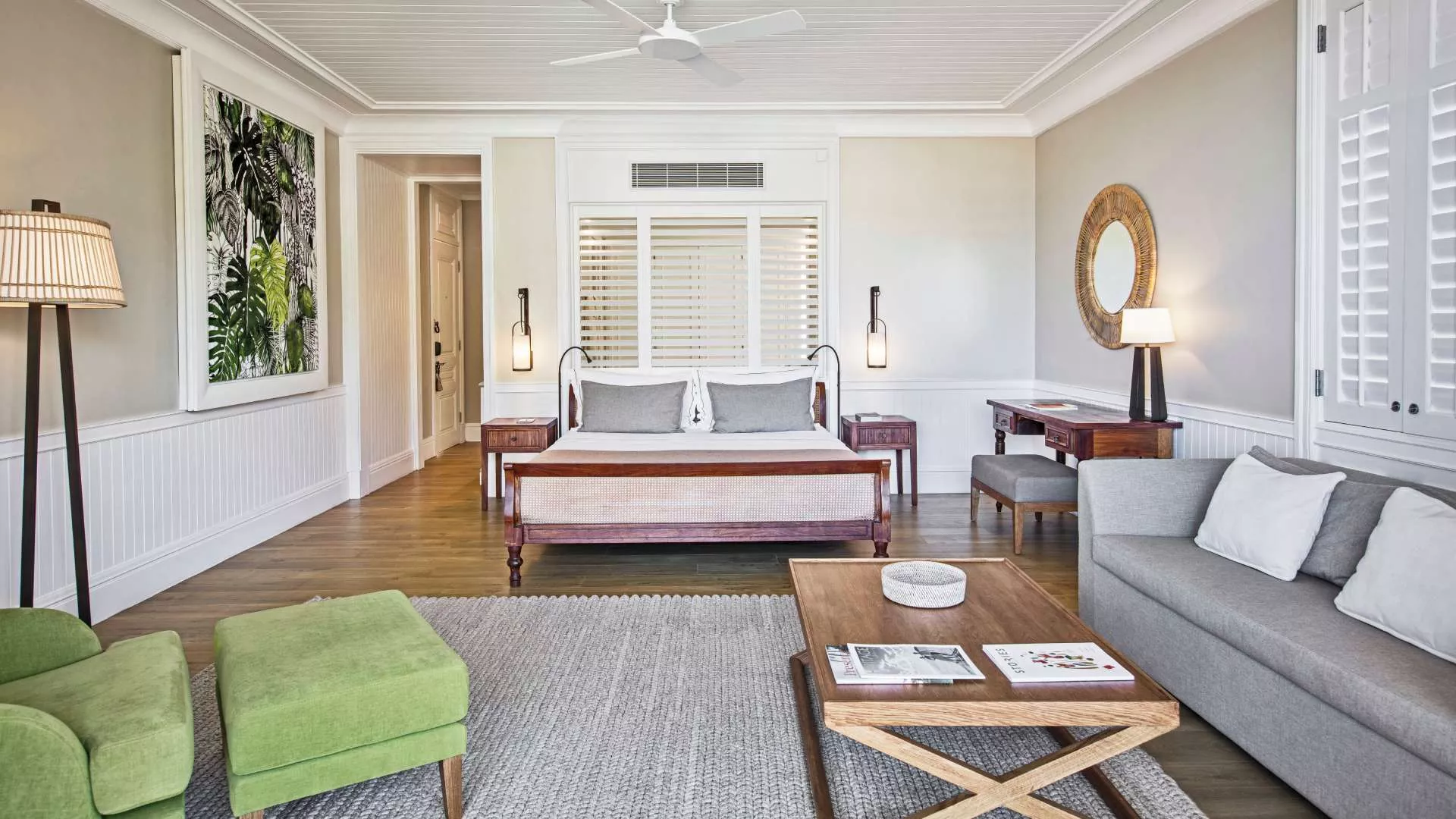chambre deluxe avec vue sur la mer réservée aux adultes à heritage le telfair