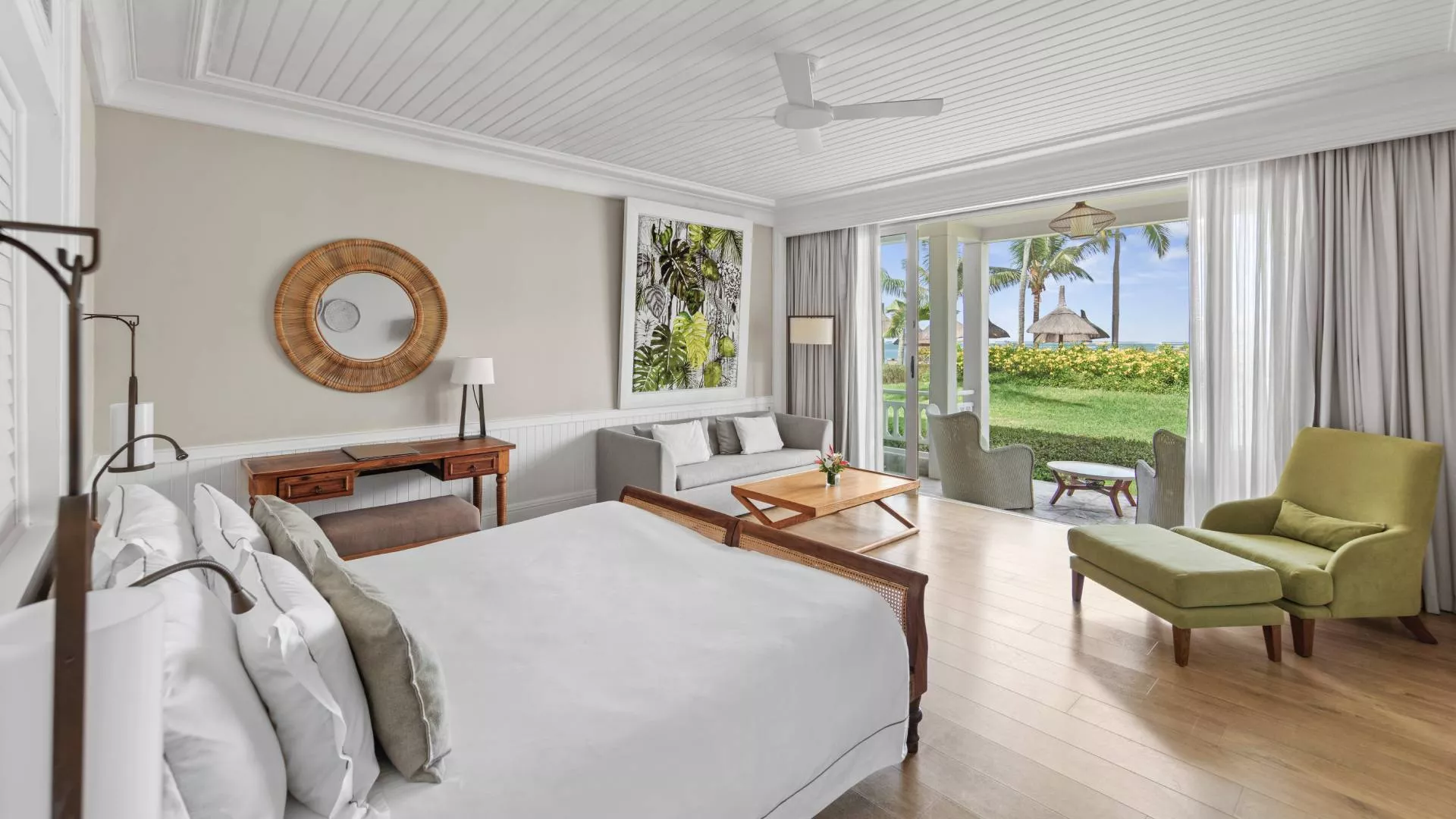 chambre deluxe avec vue sur la mer réservée aux adultes heritage le telfair maurice