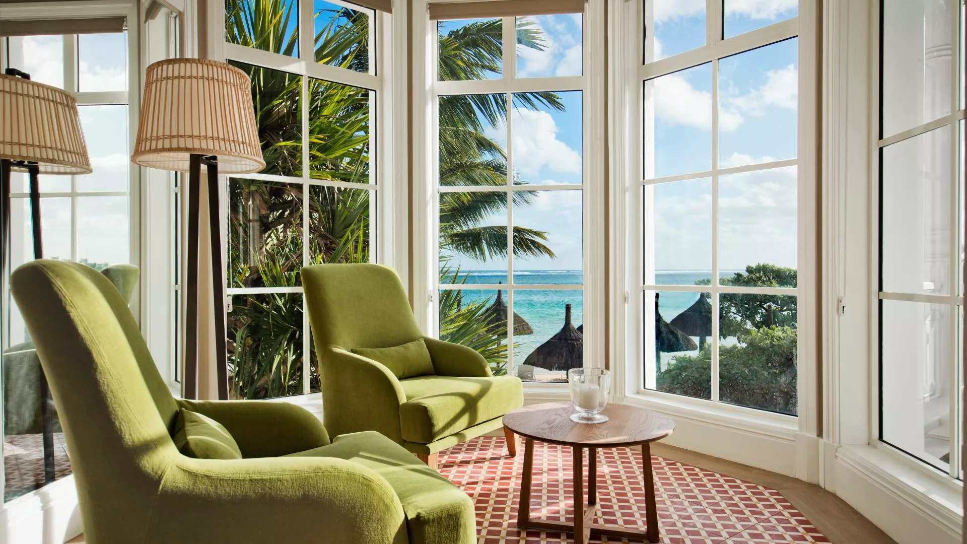 junior beachfront suite adult-only with panoramic sea view at heritage le telfair mauritius