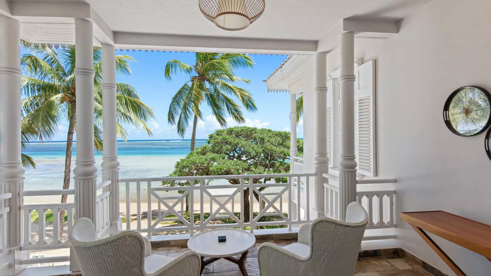junior beachfront suite adult-only with private balcony at heritage le telfair mauritius