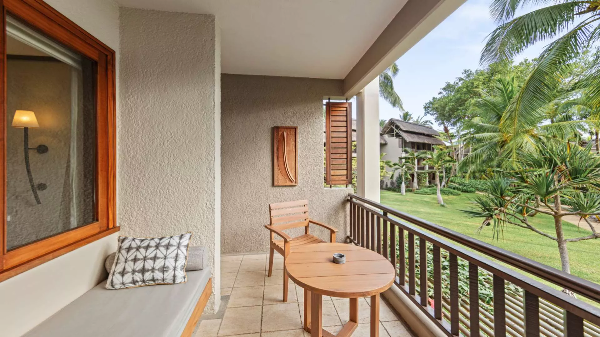deluxe beach view room facing the ocean with private balcony