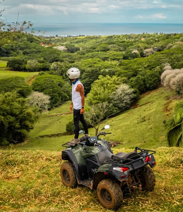 Admiring Bel Ombre Nature Reserve Quad