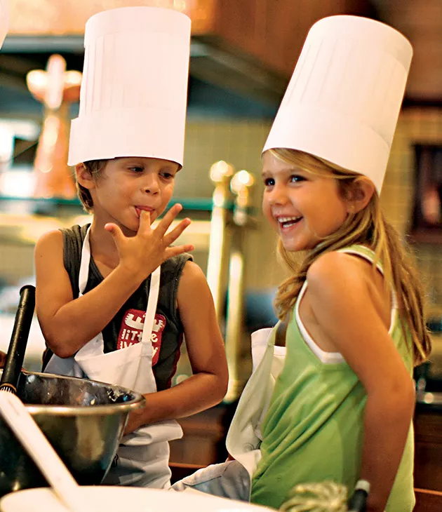 Children cooking class Kids Club