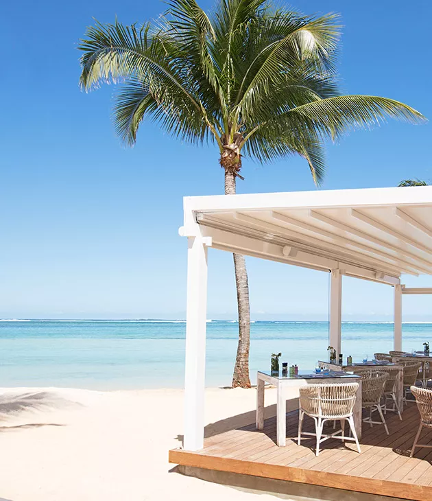 Le Palmier Beach Restaurant Heritage Le Telfair