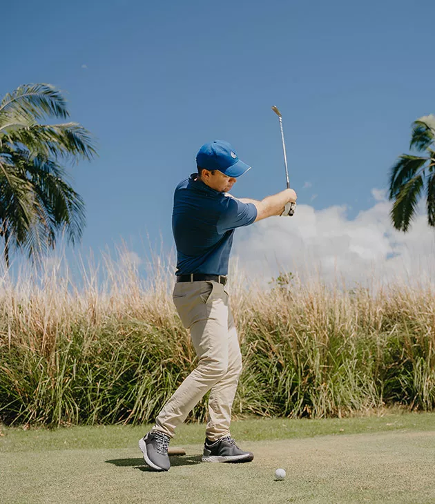 Playing Golf in Mauritius