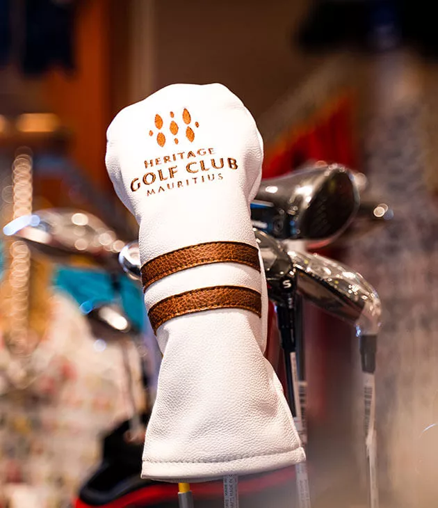 Équipement de golf de qualité à la boutique pro à l'île Maurice