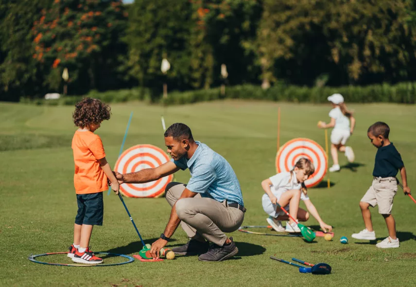 Kids Playing Golf - Heritage the Villas