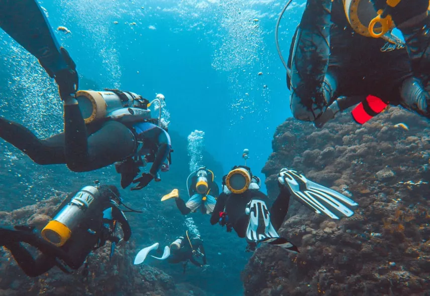 Diving experience in Mauritius