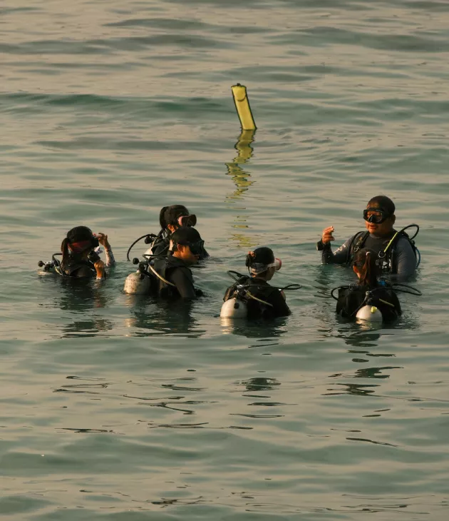 Safety diving tips at Heritage resorts