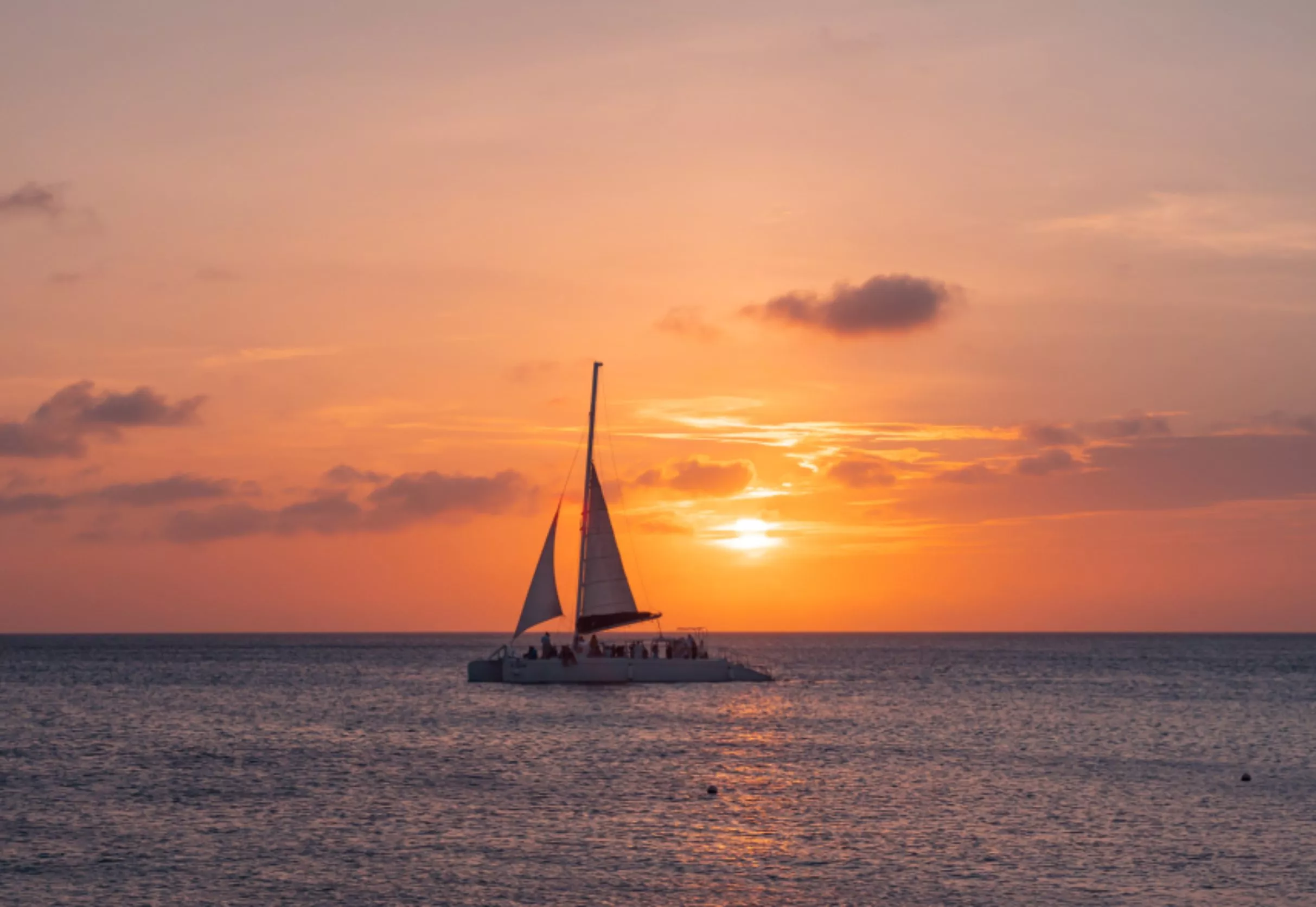 Sunset cruise in Mauritius