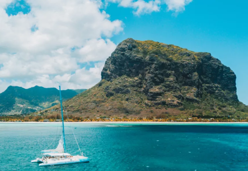 West coast catamaran cruise in Mauritius