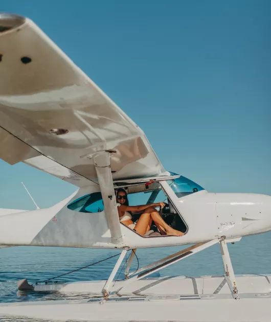 seaplane tour adventure in mauritius