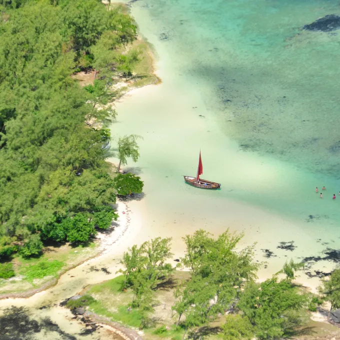 Ilot Bernache in Mauritius