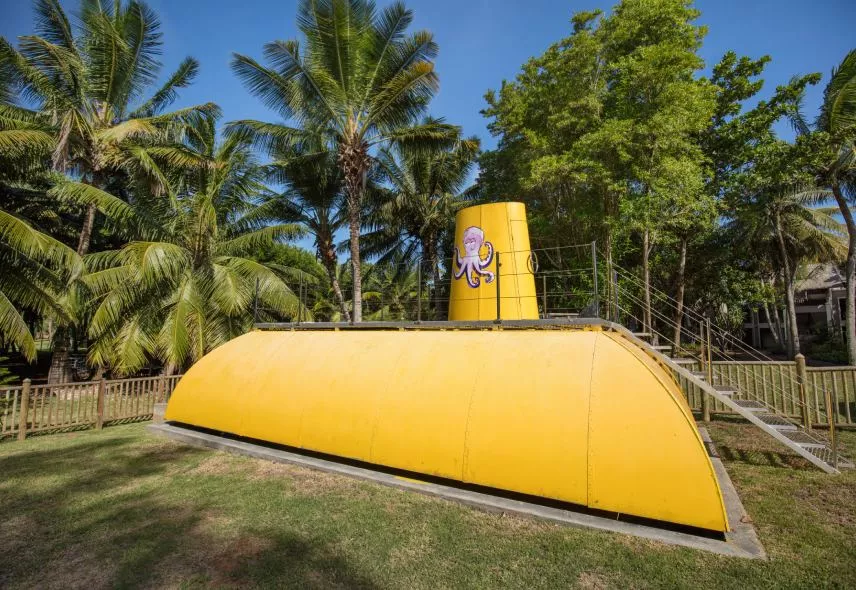 The Yellow Submarine attraction for kids