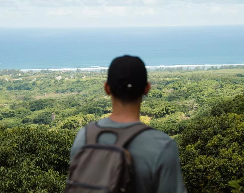 Hiking activity in Mauritius