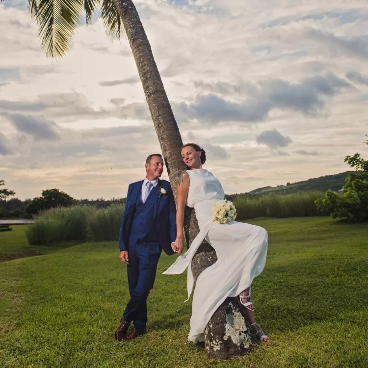 Wedding ceremony at Le Château de Bel Ombre, Mauritius
