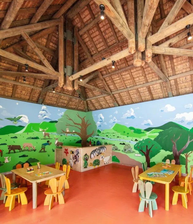 Vibrant Mural at the Timomo Kids Club