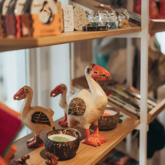 la boutique blue earth heritage le telfair  souvenir dodo