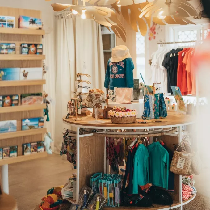 la boutique blue earth souvenir at heriatge le telfair mauritius