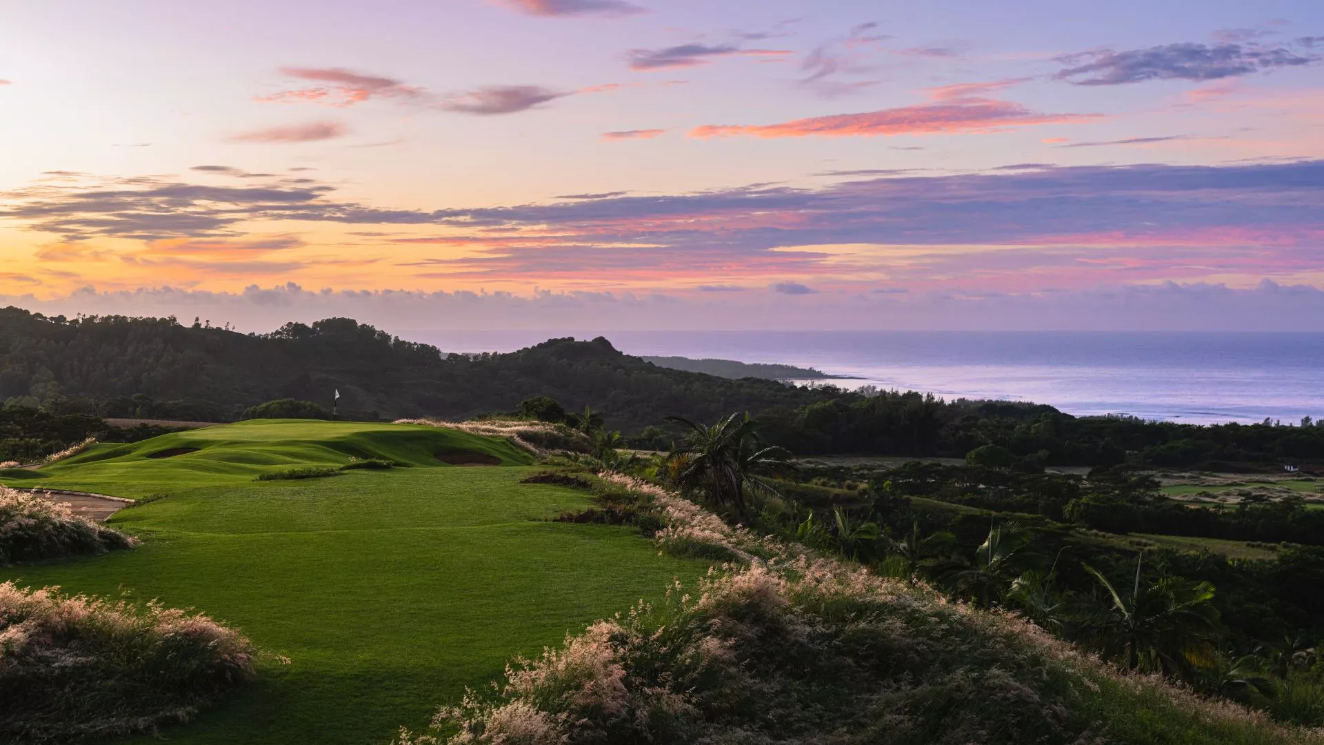 la réserve golf links mauritius blick indian ozean