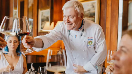 Chef Tetedoie at Le Chateau de Bel Ombre