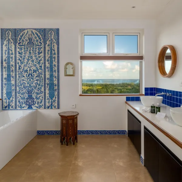 Spacious bathroom with contemporary design in 4 bedroom villa