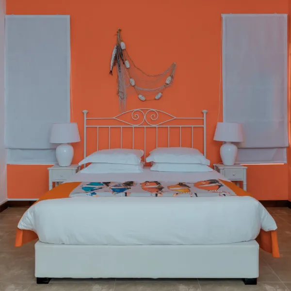 Front view of a bedroom in a luxury 4-bedroom villa