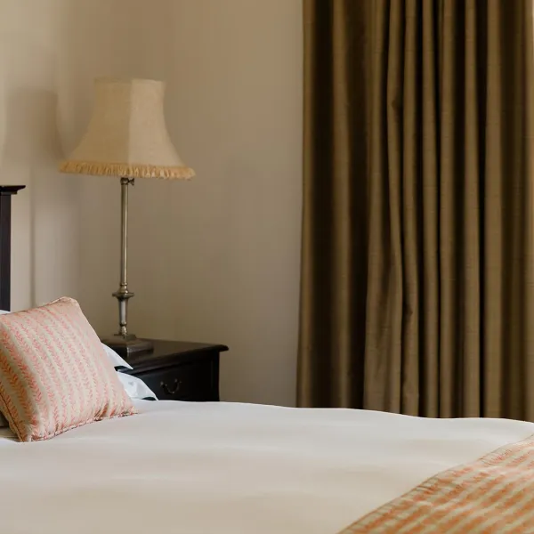 Bedroom interior of a 3-bedroom villa with private pool and ocean view at Heritage The Villas, Mauritius