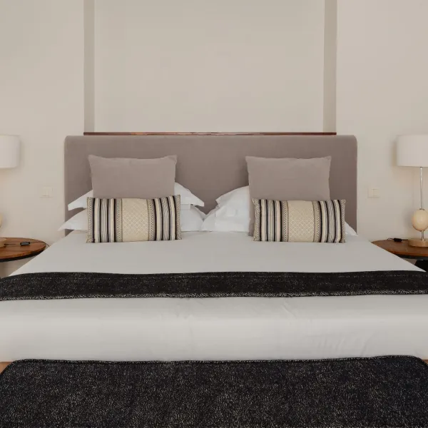 Front view of a bedroom in a luxury 4-bedroom villa