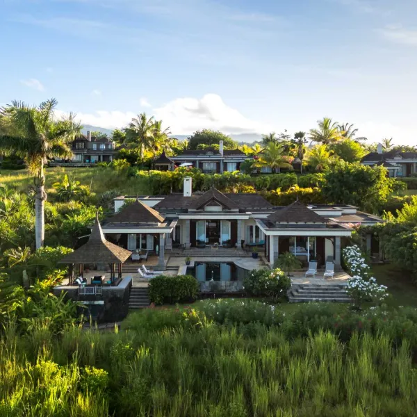Main exterior landscape view of a luxury 4-bedroom villa