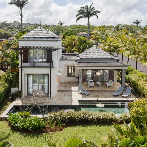 Main exterior view of a luxury 4-bedroom villa