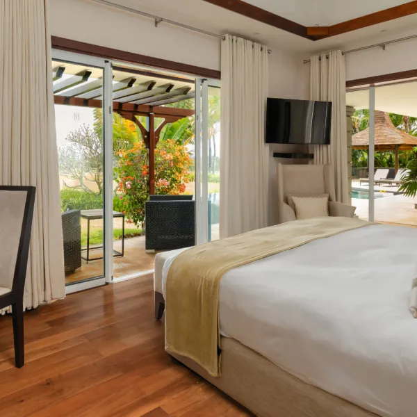 Cozy ground floor bedroom in a luxury 4-bedroom villa