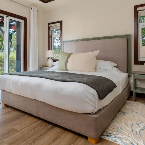 Side view of a ground floor bedroom in a luxury 4-bedroom villa